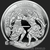 1 oz Tolerance Proof Silver Shield MiniMintage Proof Silver Round 2025 Golden State Mint Silver Obverse