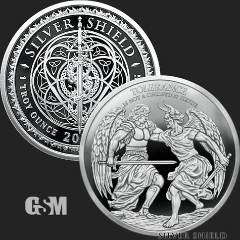 1 oz Tolerance Proof Silver Round .999 Fine Silver