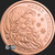 1 oz Merry Christmas Santa .999 Fine Copper Bullion Obverse 2025