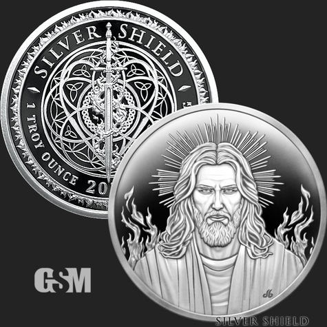 1 oz The Crown Proof Silver Round .999 Fine Silver