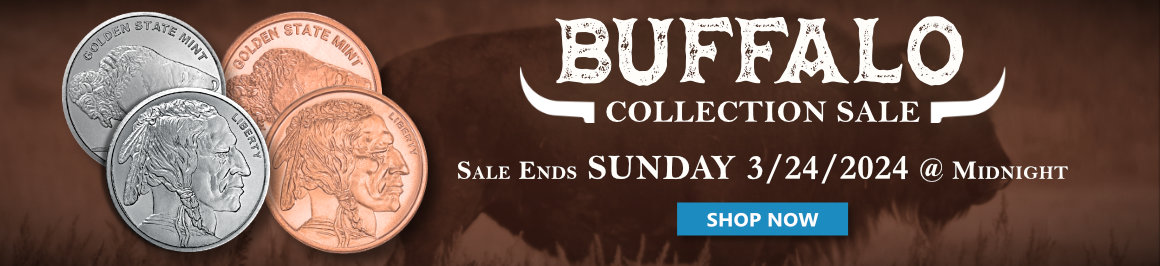 Buffalo Collection Golden State Mint Sale