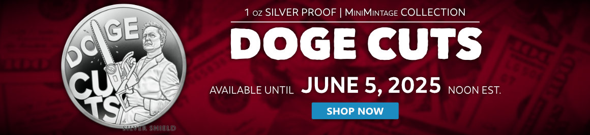 1 oz DOGE Cuts Proof MiniMintage Silver Round