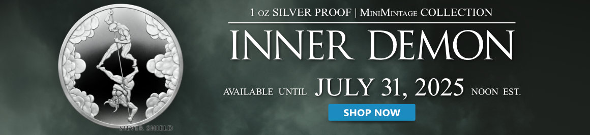 1 oz Inner Demon Proof MiniMintage Silver Round