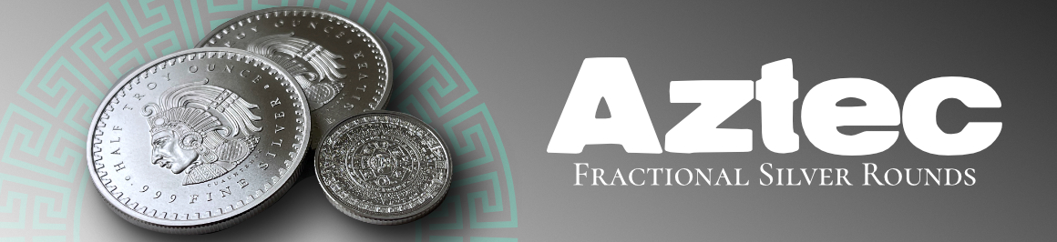 Aztec Calendar Fractional Bullion Silver